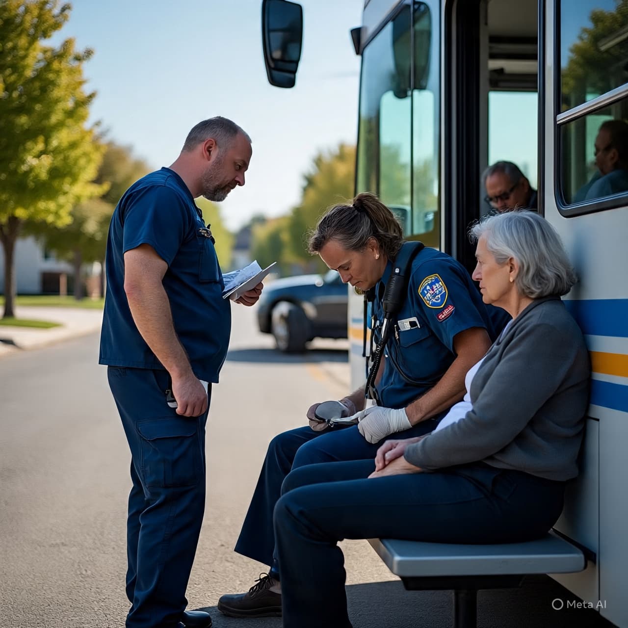 At the Curbside: A Routine Stop Turns Into an Emergency At the Curbside: A Routine Stop Turns Into an Emergency