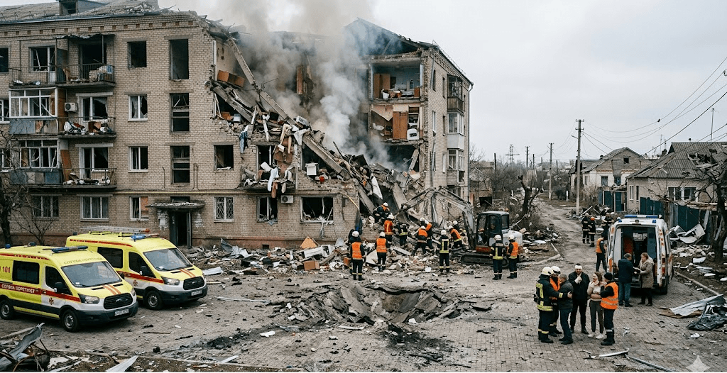 Five Dead, 14 Injured After Multi-Front Russian Assault Batters Ukraine's Zaporizhzhia Region Five Dead, 14 Injured After Multi-Front Russian Assault Batters Ukraine's Zaporizhzhia Region