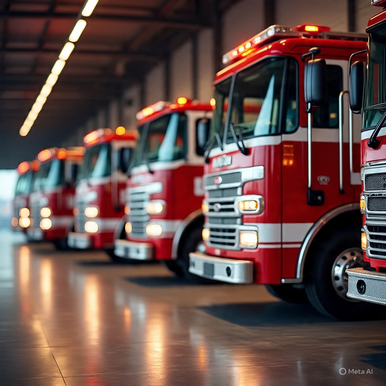 Engines Checked, Lights Tested: A City Prepares in Quiet Motion Engines Checked, Lights Tested: A City Prepares in Quiet Motion