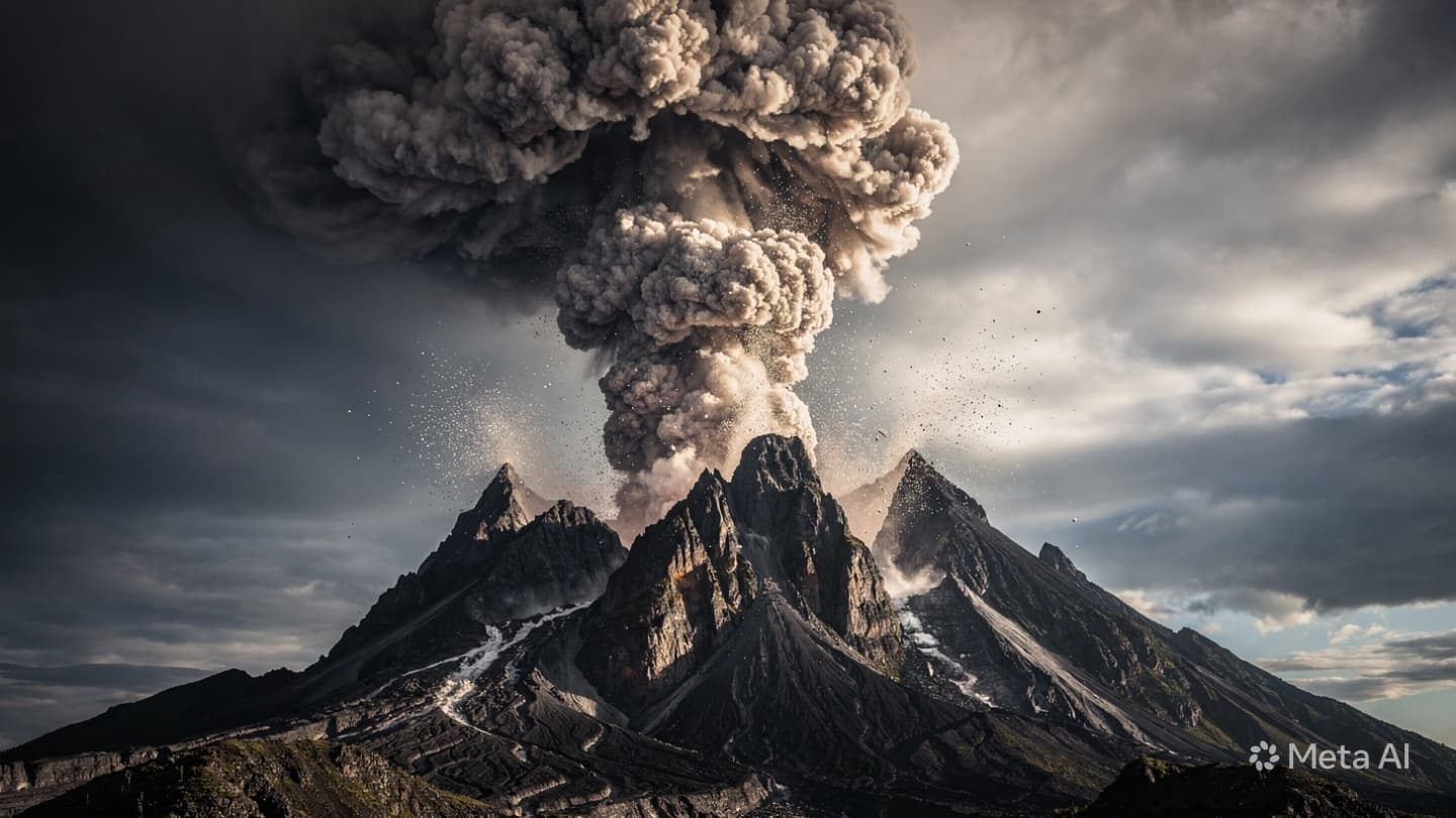 Volcanic Emergency: Mount Lewotobi Erupts, Spewing Massive Ash Columns Two Point Five Kilometers High Volcanic Emergency: Mount Lewotobi Erupts, Spewing Massive Ash Columns Two Point Five Kilometers High