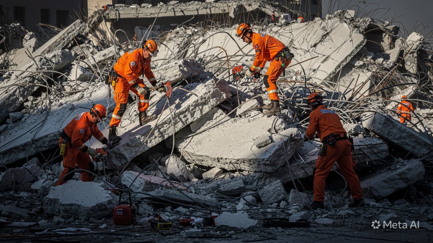 Mindanao Earthquake Disaster: Death Toll Rises past Forty as Rescue Crews Scan Destroyed Buildings Mindanao Earthquake Disaster: Death Toll Rises past Forty as Rescue Crews Scan Destroyed Buildings