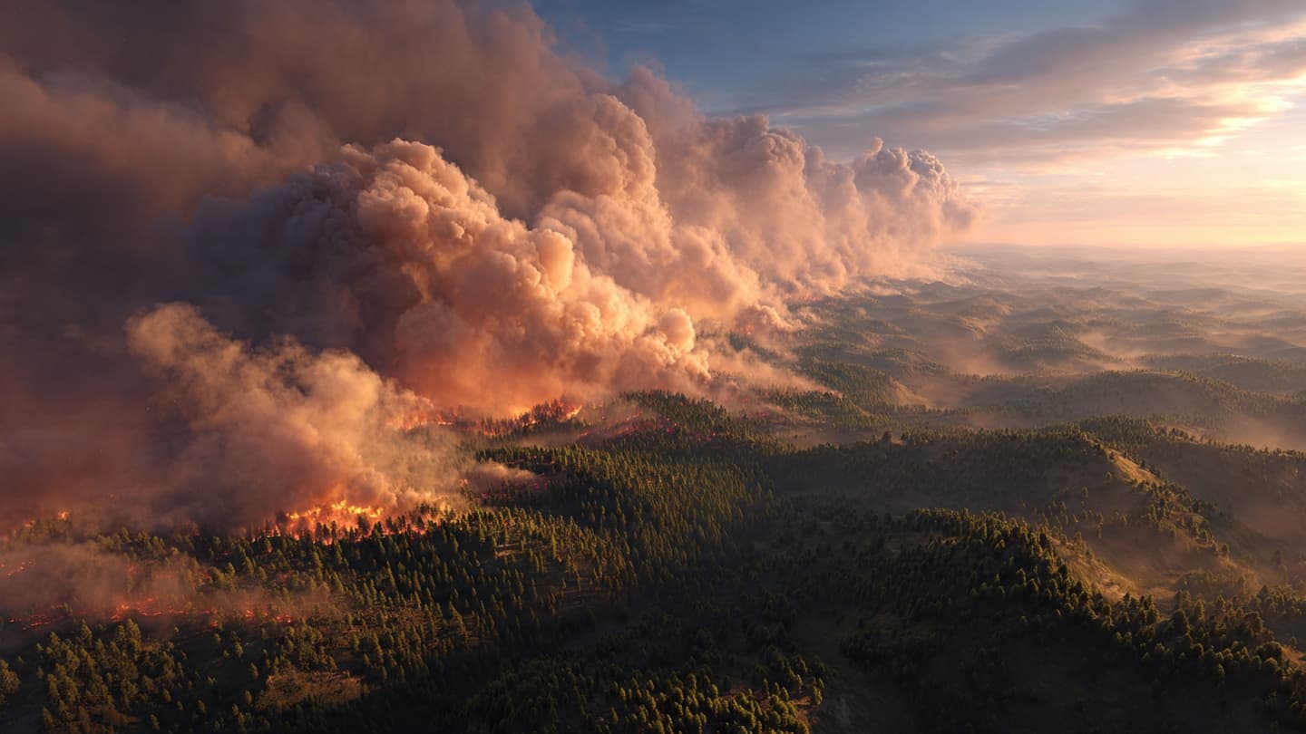 The increasing rhythm of fire across continents