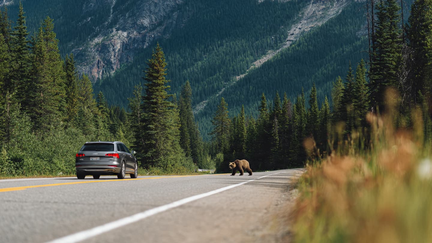A Quiet Mountain Road Became a Lesson in Wild Boundaries A Quiet Mountain Road Became a Lesson in Wild Boundaries