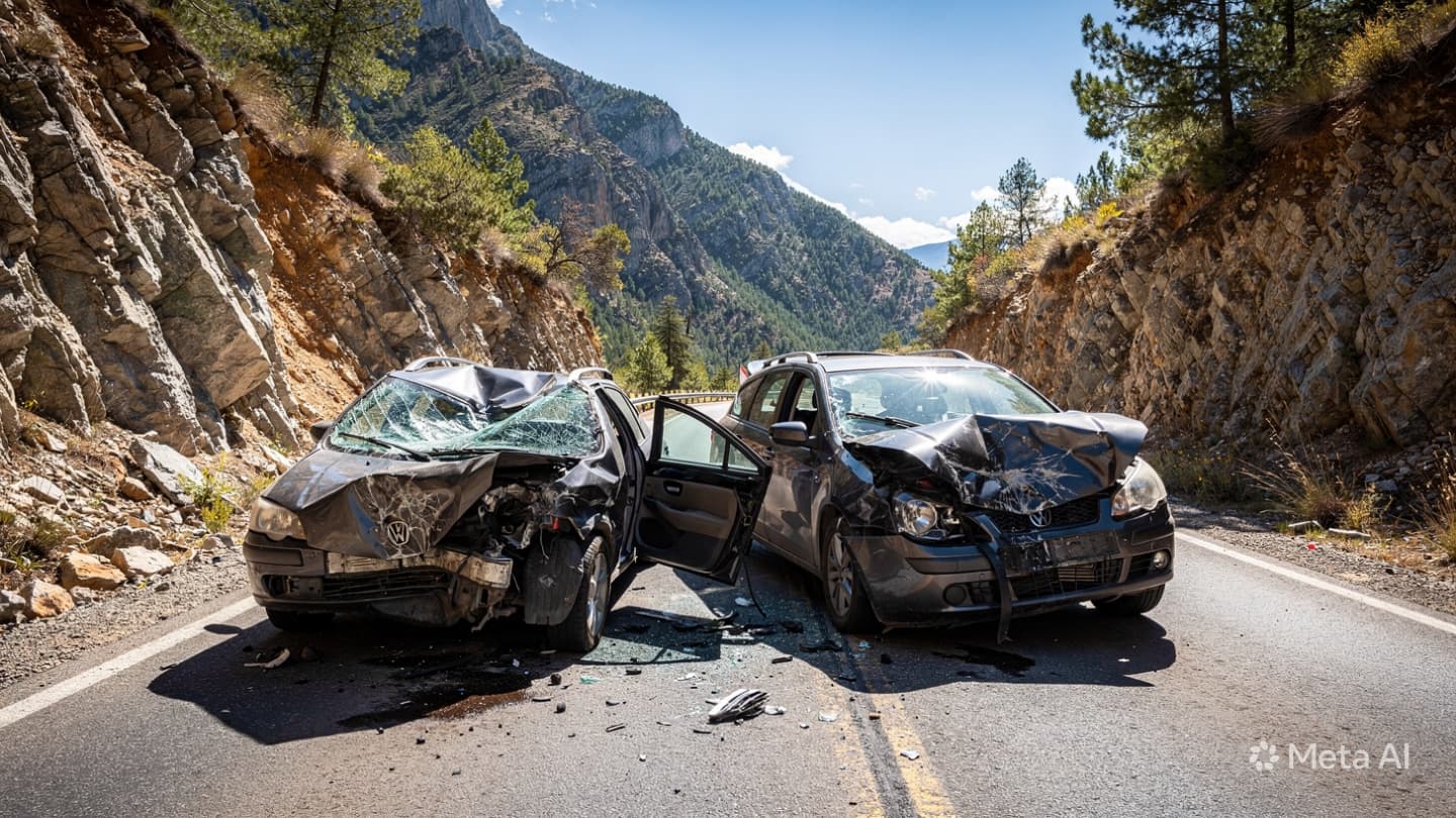 Fatal Car Crash, Himachal Pradesh: Three People Killed In Head-on Collision On Mountain Road Fatal Car Crash, Himachal Pradesh: Three People Killed In Head-on Collision On Mountain Road