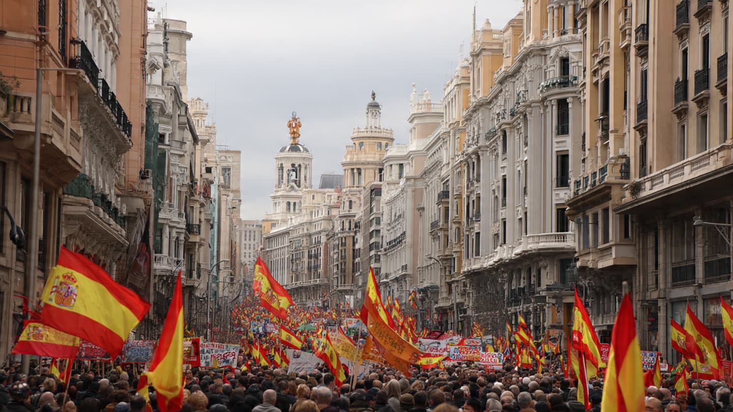 Madrid’s Streets Became a Mirror for Spain’s Political Unease