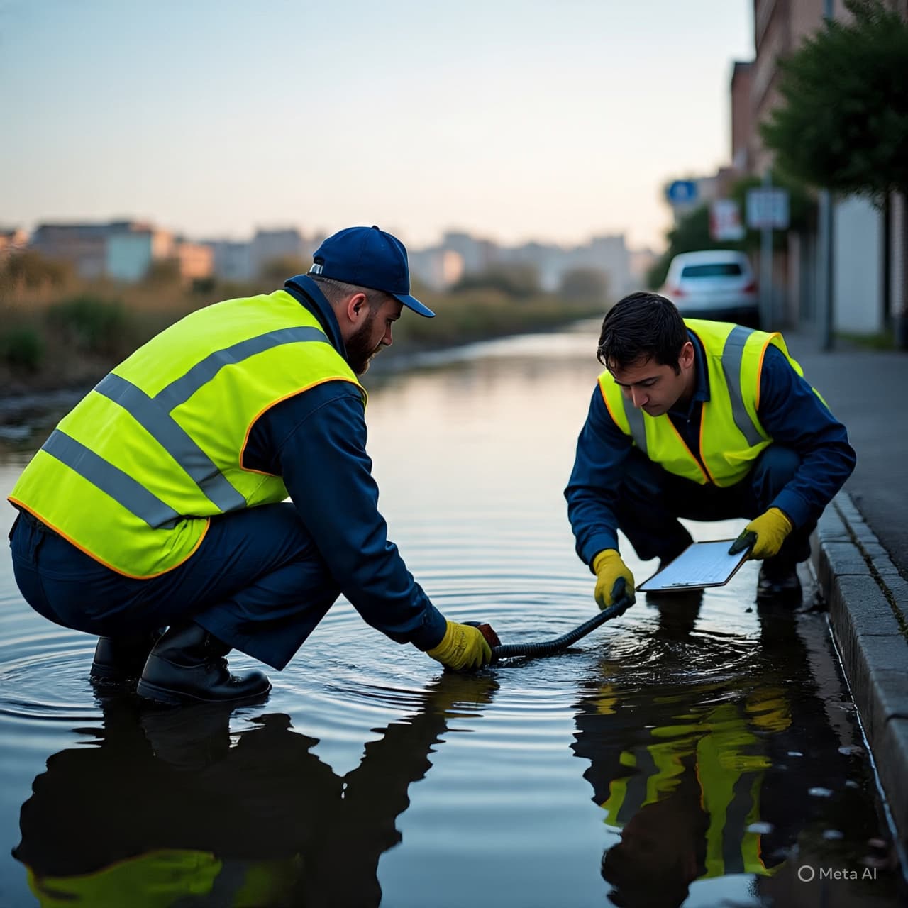 Flooded Streets, Steadfast Hearts: Families Amid the Water Flooded Streets, Steadfast Hearts: Families Amid the Water