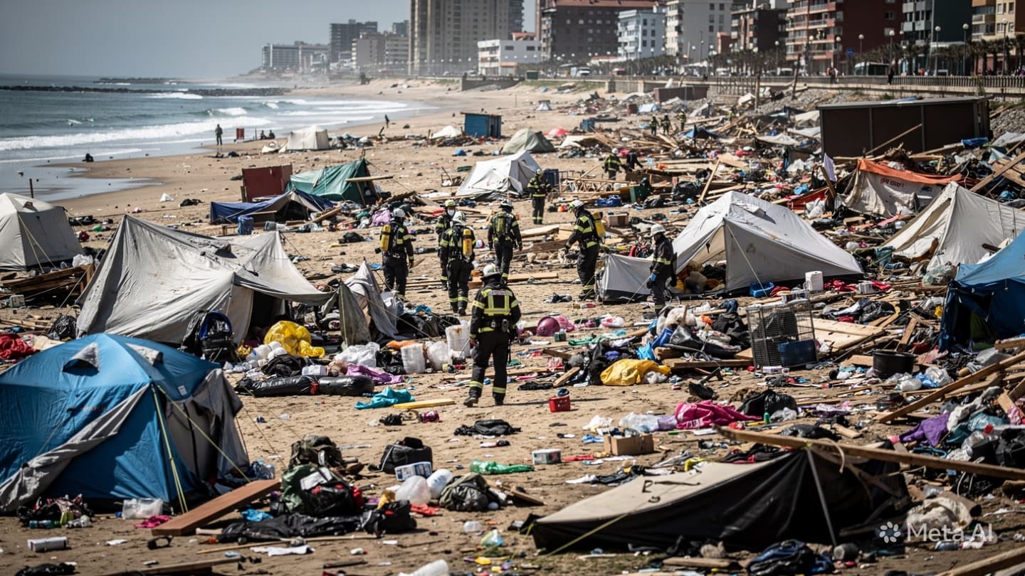 Gaza City Tragedy: Airstrike on Tent Camp Results in Multiple Civilian Deaths During Holiday Gaza City Tragedy: Airstrike on Tent Camp Results in Multiple Civilian Deaths During Holiday