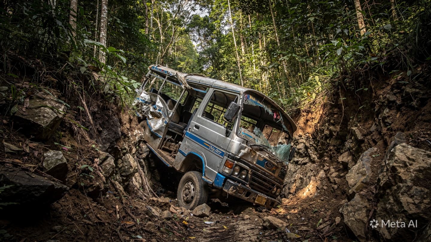 Deadly Philippines Road Accident: Seven Commuters Dead After Jeepney Exits Mountain Pass Deadly Philippines Road Accident: Seven Commuters Dead After Jeepney Exits Mountain Pass