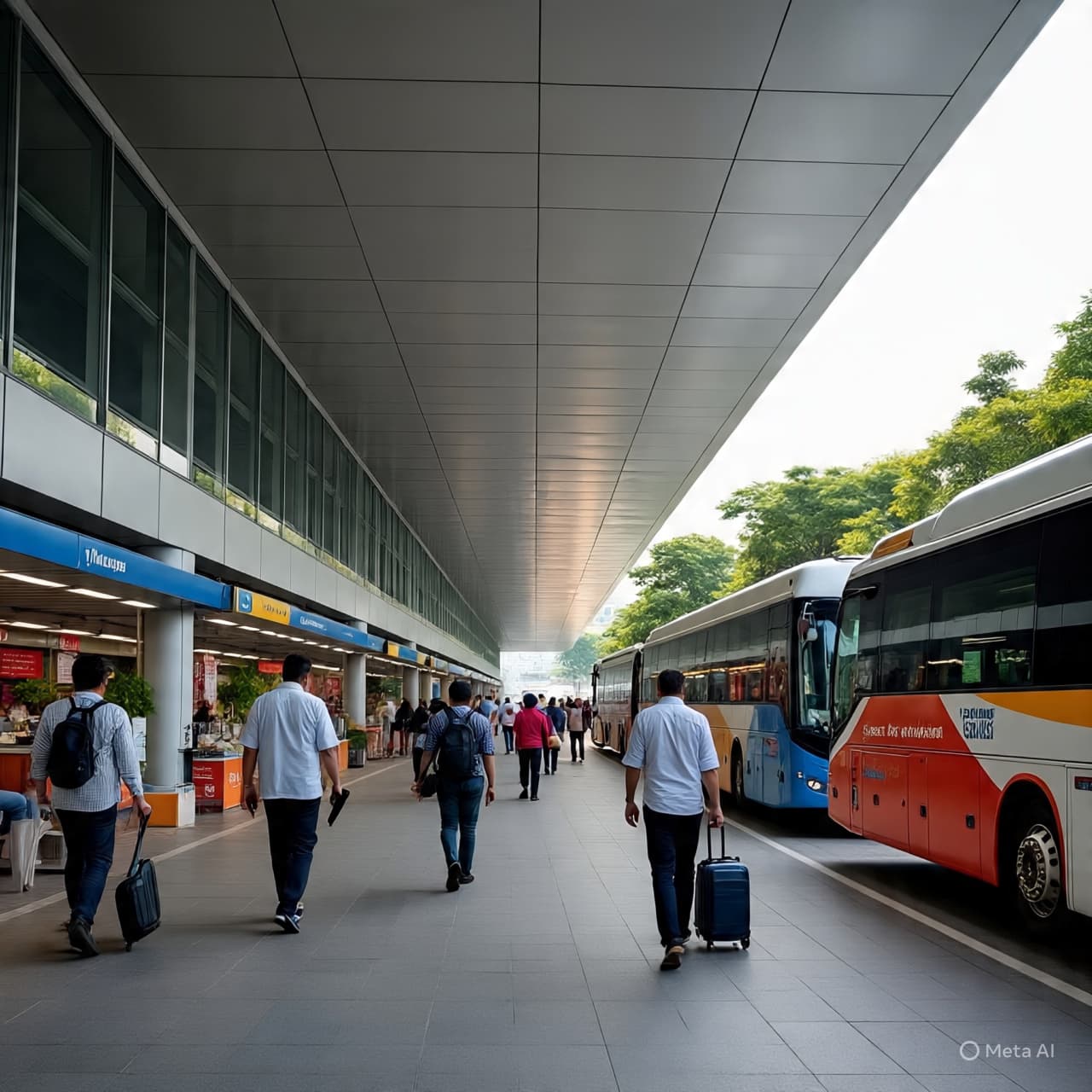 At a Bus Stop in Stillness, a Moment of Chaos Unfolded At a Bus Stop in Stillness, a Moment of Chaos Unfolded