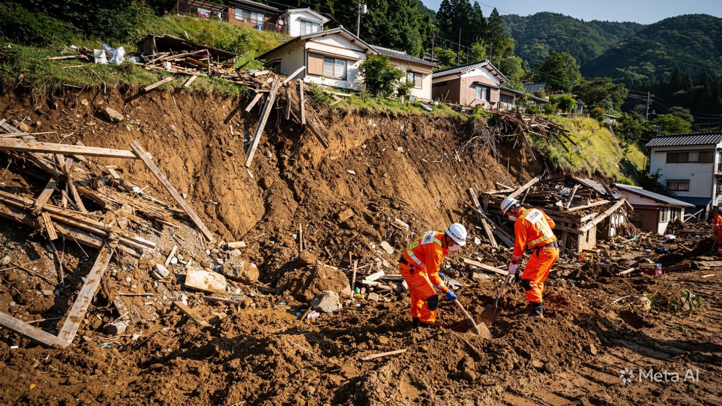 Shizuoka Landslide Disaster: Three Confirmed Dead As Rescue Crews Search Through Heavy Mud Flows Shizuoka Landslide Disaster: Three Confirmed Dead As Rescue Crews Search Through Heavy Mud Flows