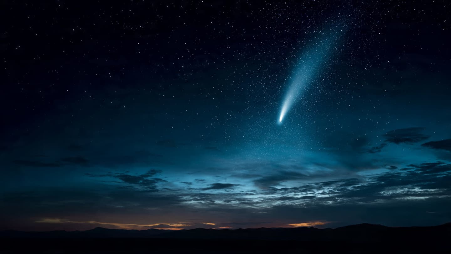 A rare celestial traveler crosses the skies above New Zealand A rare celestial traveler crosses the skies above New Zealand