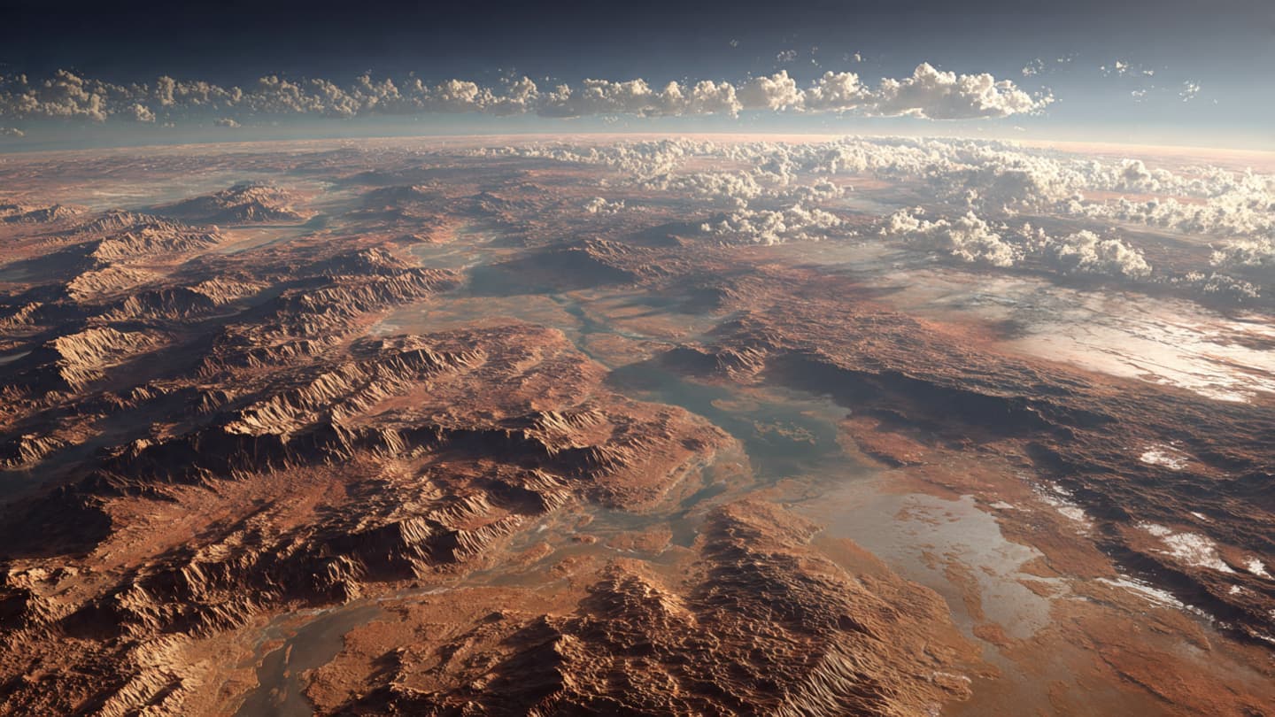 A Desert Planet Still Remembers Its Rivers A Desert Planet Still Remembers Its Rivers