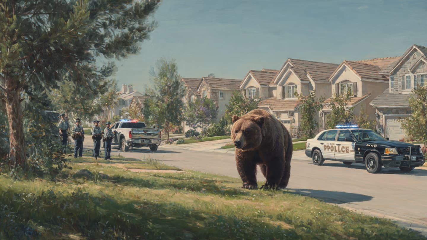 A Bear Crossed Familiar Paths and Changed Daily Routines A Bear Crossed Familiar Paths and Changed Daily Routines