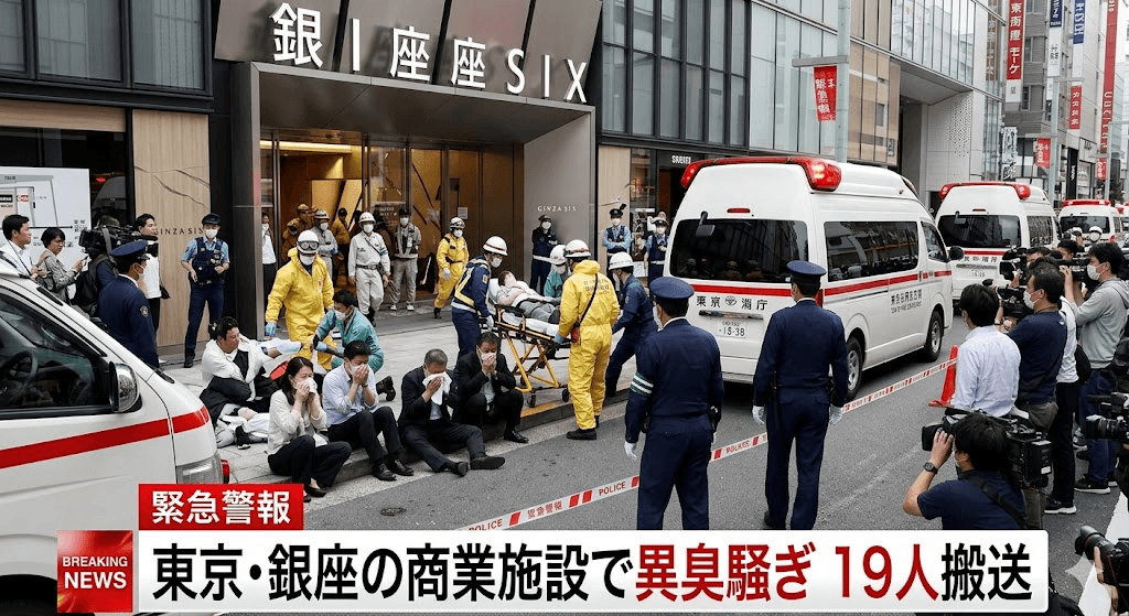 19 Hospitalized in Tokyo After Suspected Mall Tear Gas Outbreak