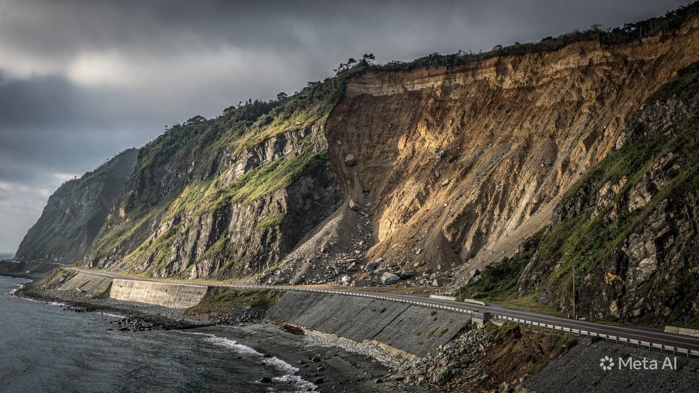 When Mountain Slopes Descend Unbidden, Reflections on the Fragility of Coastal Transit Lines
