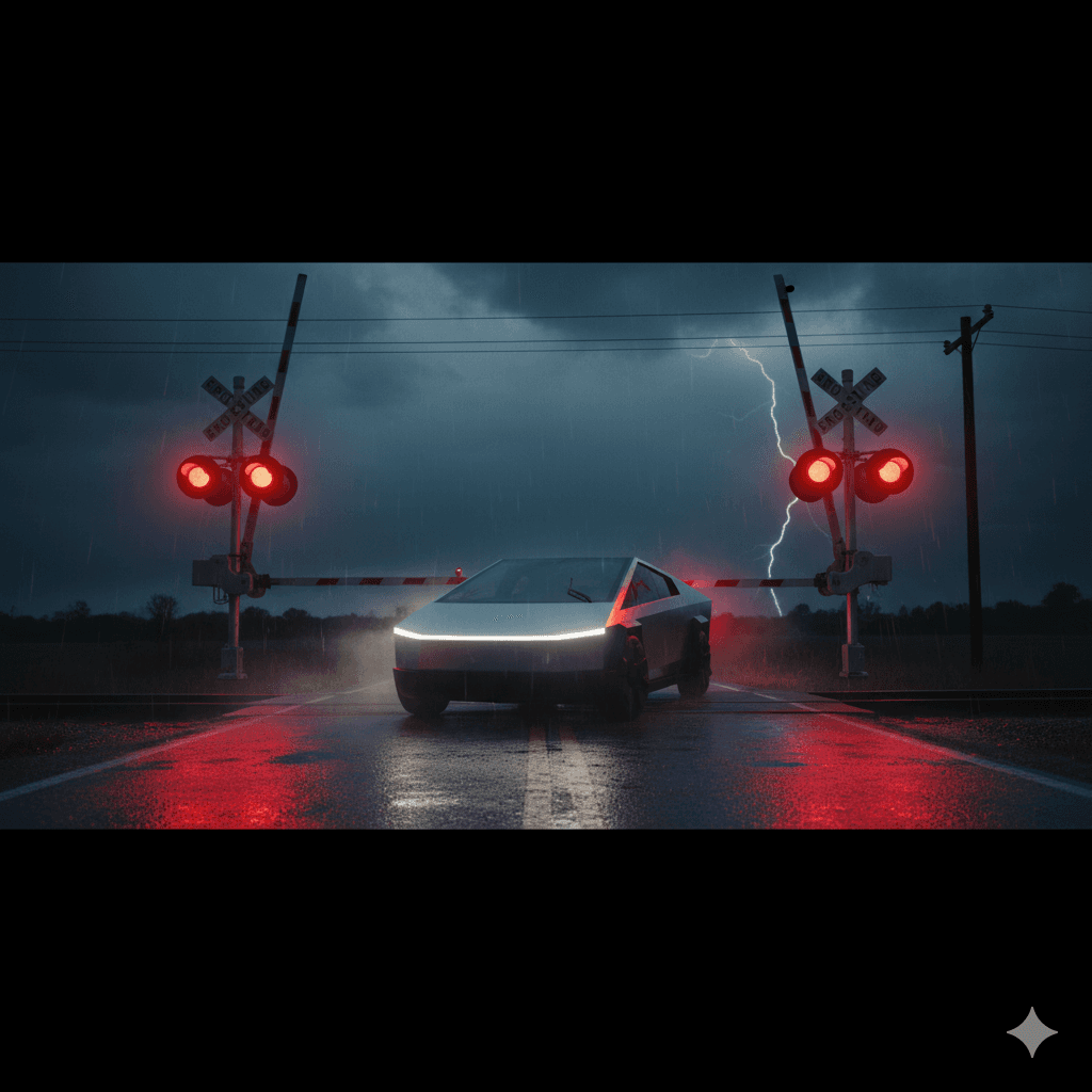 Tesla’s ‘Self-Driving’ Software Faces Alarming Warnings at Train Crossings Tesla’s ‘Self-Driving’ Software Faces Alarming Warnings at Train Crossings