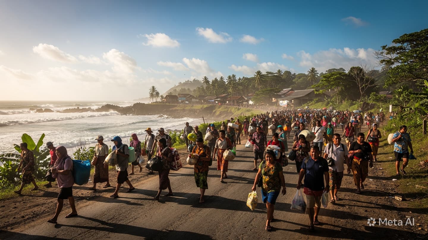 Tsunami Evacuation Urged: BNPB Directs North Sulawesi and Gorontalo Residents to Seek Higher Ground Tsunami Evacuation Urged: BNPB Directs North Sulawesi and Gorontalo Residents to Seek Higher Ground