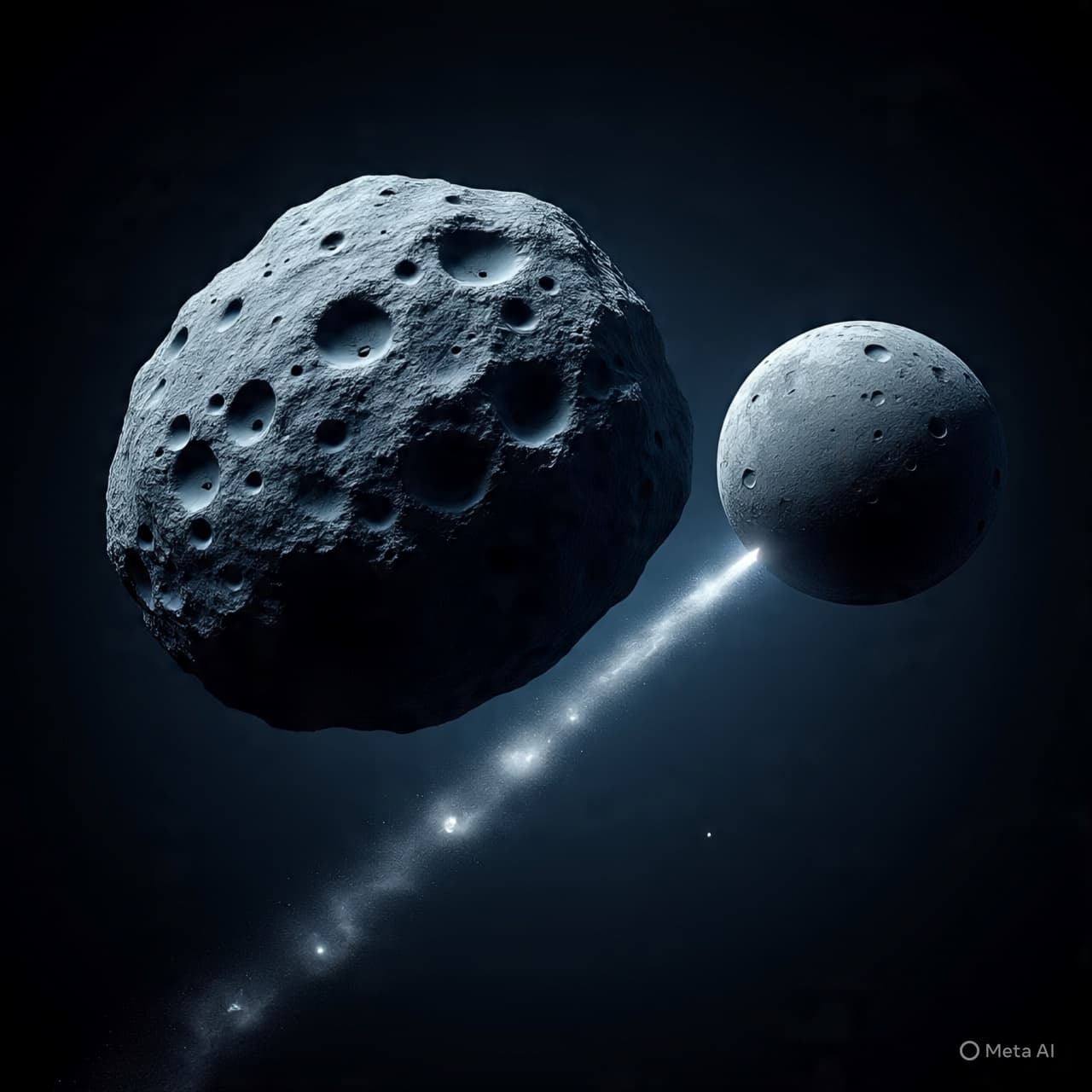 From Gentle Sunlight to Sweeping Fans of Dust, a Binary System Reveals a Subtle Exchange From Gentle Sunlight to Sweeping Fans of Dust, a Binary System Reveals a Subtle Exchange