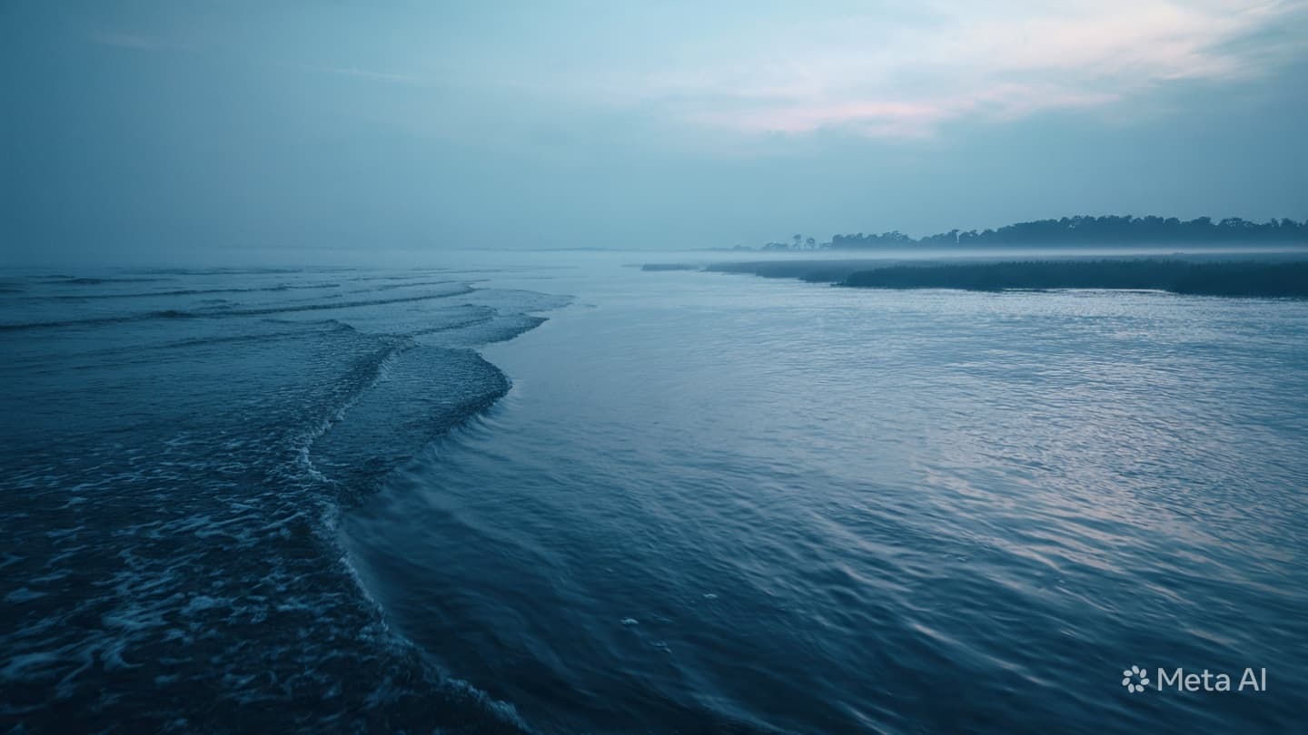 Where River Meets The Surging Sea: Reflecting On The Fragile Balance Of The Pomeroon Tide Where River Meets The Surging Sea: Reflecting On The Fragile Balance Of The Pomeroon Tide