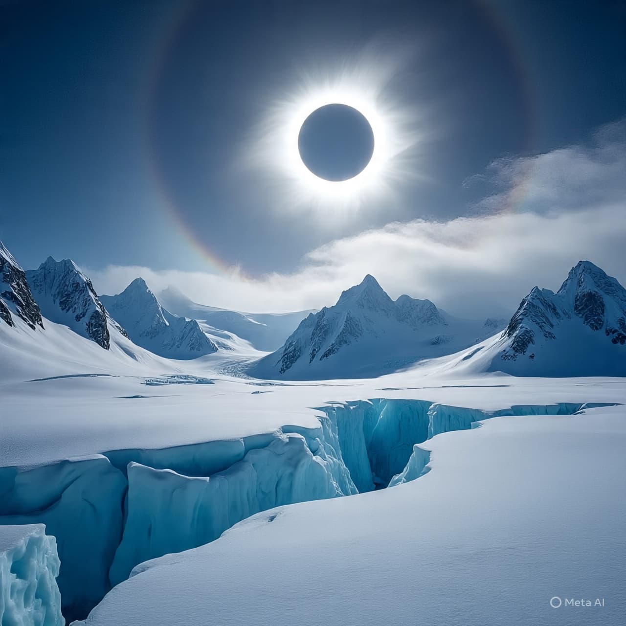 Where Ice Meets Fire: A Solar Eclipse Over Antarctica’s Frozen Silence Where Ice Meets Fire: A Solar Eclipse Over Antarctica’s Frozen Silence
