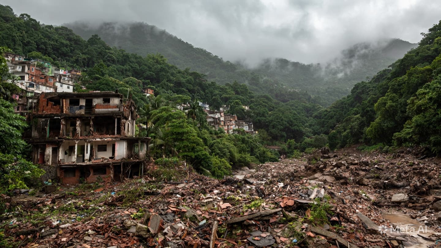 When Granite Yields to Water: A Morning of Shadows Over Rio’s Shattered Urban Hills When Granite Yields to Water: A Morning of Shadows Over Rio’s Shattered Urban Hills