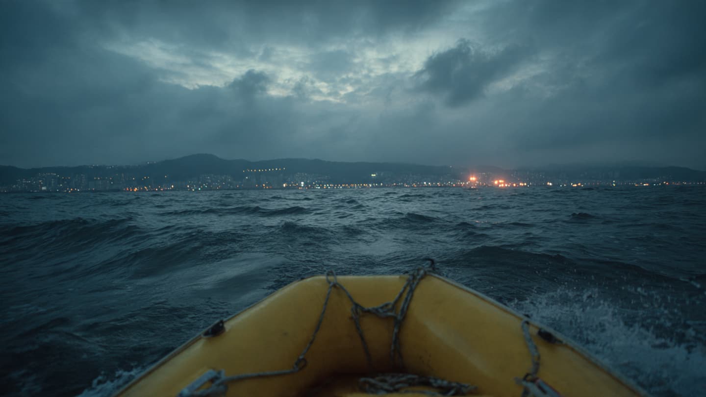Beneath Coastal Lights and Watchtowers: The Quiet Drama of Flight Across the Sea