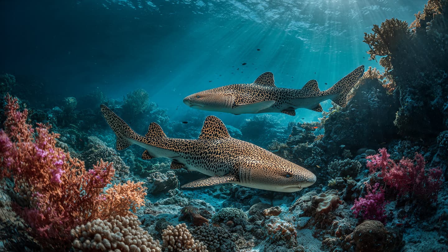 Across Southern Thailand’s Coral Shores, Conservation Teams Guide Leopard Sharks Carefully Toward Open Waters Again Today