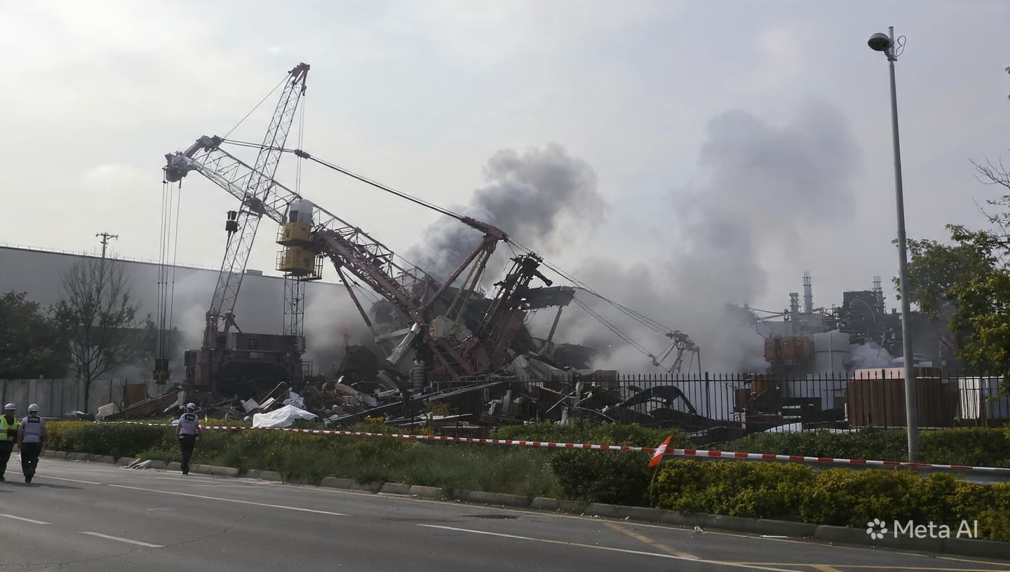 Fatal Crane Collapse in Suzhou: Four Killed in Industrial Park Accident, Officials Review Safety Fatal Crane Collapse in Suzhou: Four Killed in Industrial Park Accident, Officials Review Safety
