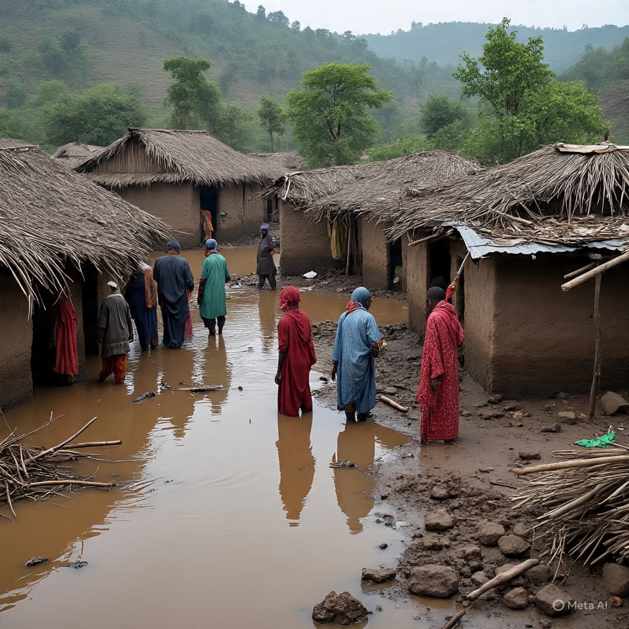 Between Flood and Fire: How a Country Mourns in More Ways Than One Between Flood and Fire: How a Country Mourns in More Ways Than One