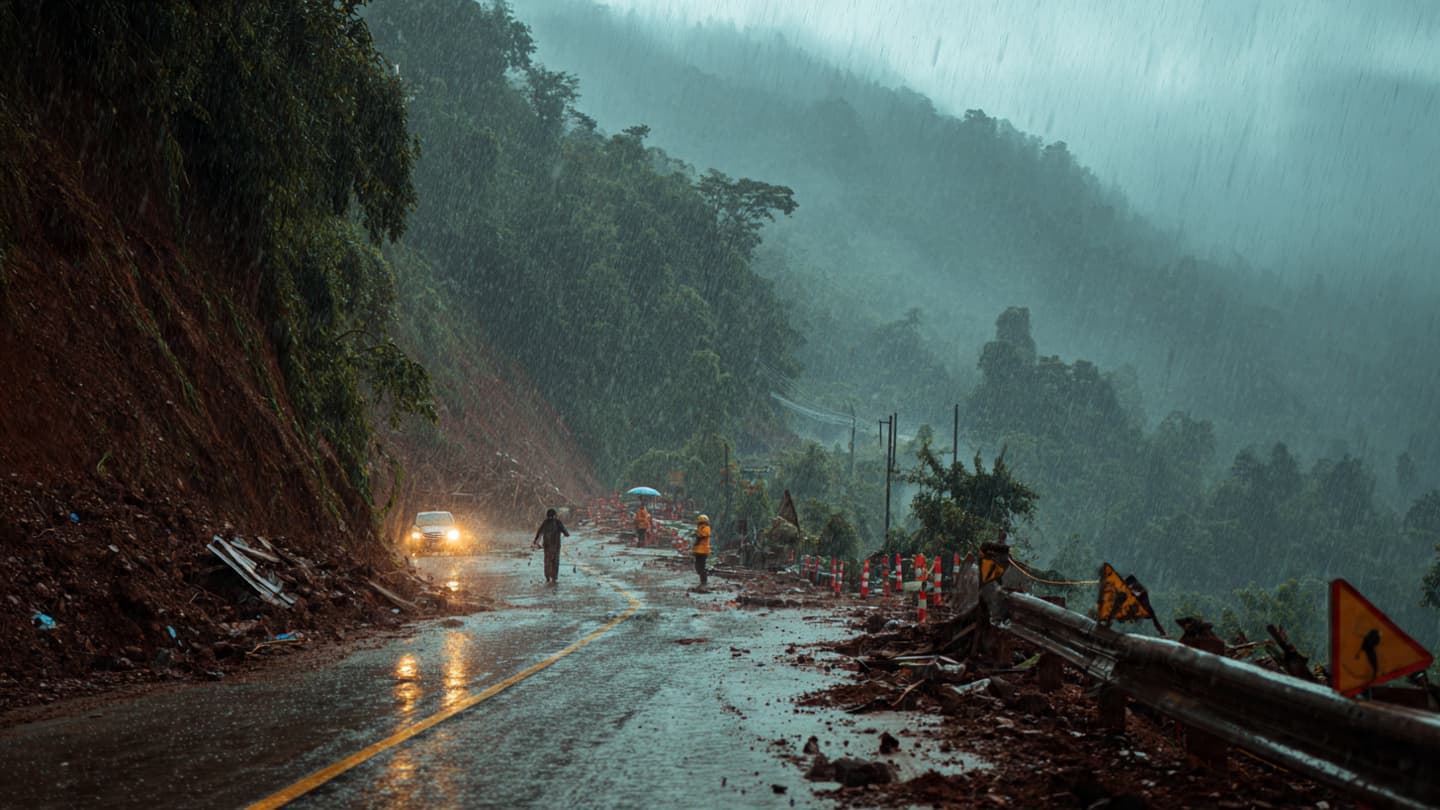 Between Dark Valleys and Shifting Earth, Northern Thailand Faces Growing Landslide Threats After Heavy Storms