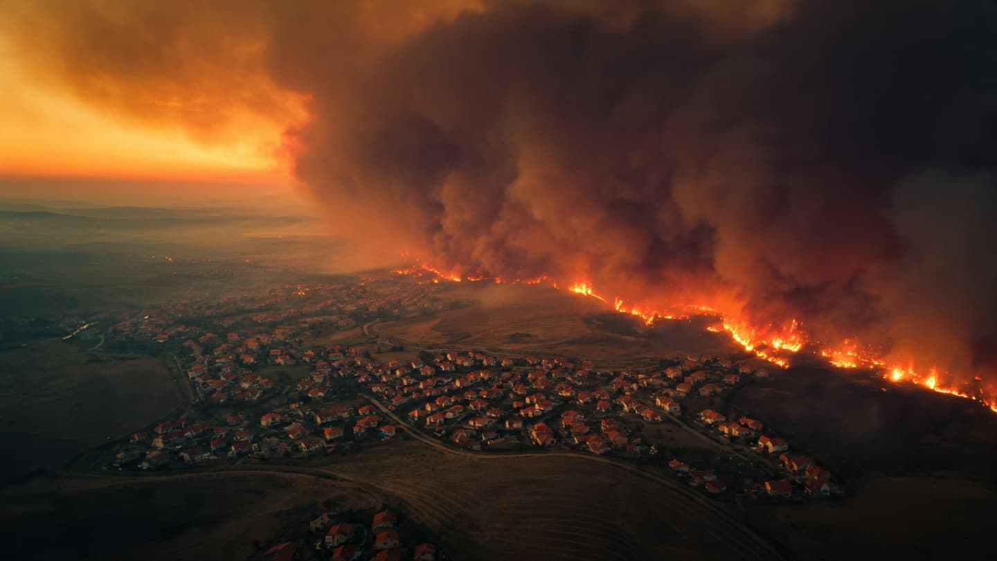 Wildfires Spread Across Parts of Europe From Britain to France