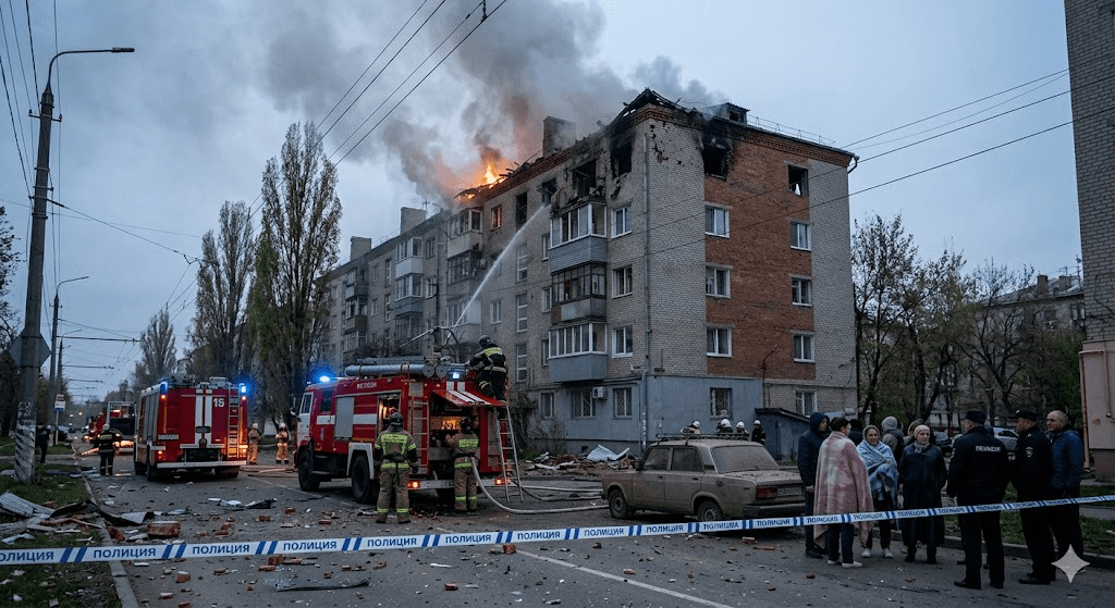 Escalating Strikes: At Least 4 Killed as Ukrainian Drones Strike Inside Russian Territory