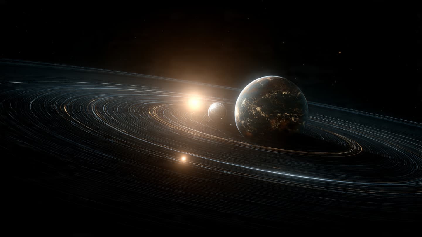 A cosmic system where gravity may be rewriting planetary paths A cosmic system where gravity may be rewriting planetary paths