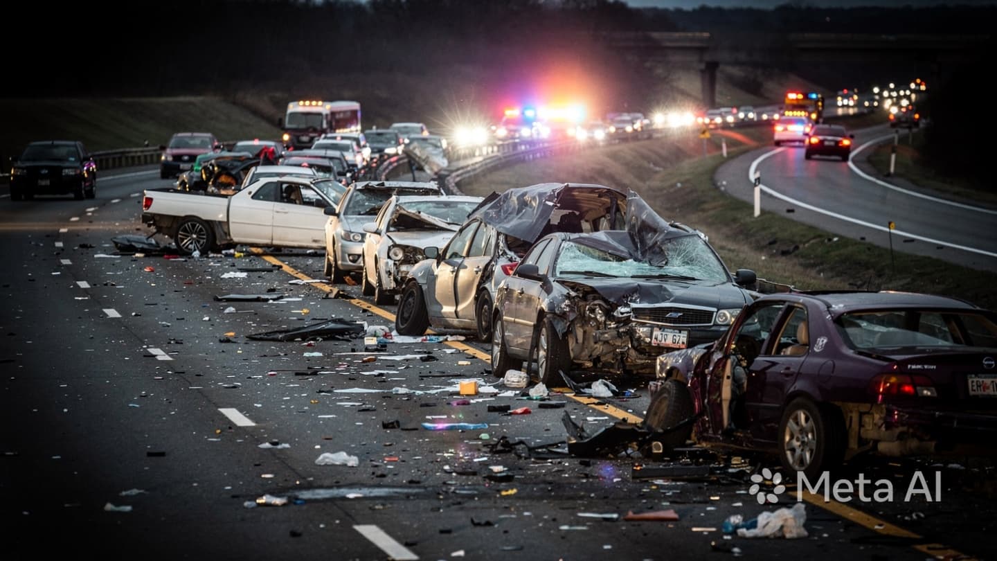 Multi-Vehicle Highway Catastrophe: Interstate Ninety-Five Shuts Down In Connecticut Following Massive Morning Commuter Pileup Multi-Vehicle Highway Catastrophe: Interstate Ninety-Five Shuts Down In Connecticut Following Massive Morning Commuter Pileup