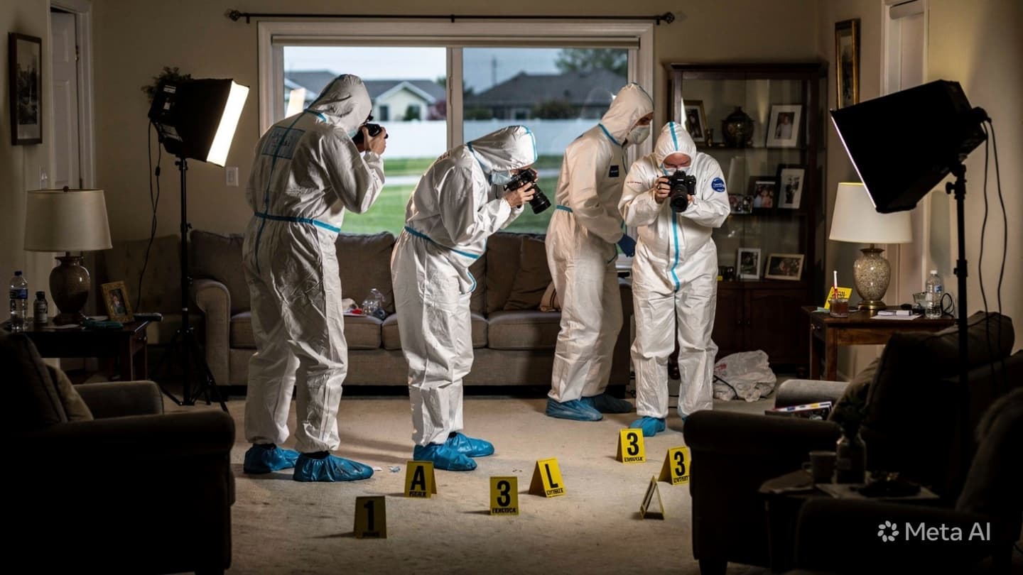 Between Quiet Neighborhood Blocks And Sudden Alarm, Authorities Probed Violent Crime Scene
