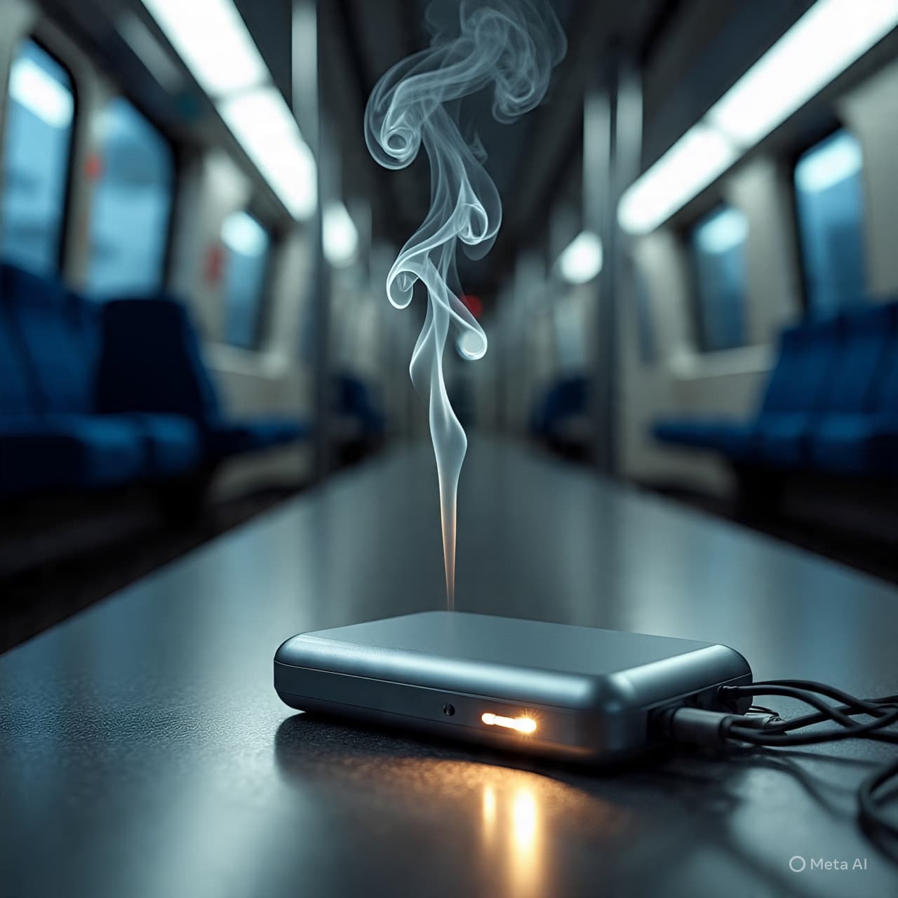 Between Stations and Smoke: A Moment of Fire on the MRT Line Between Stations and Smoke: A Moment of Fire on the MRT Line