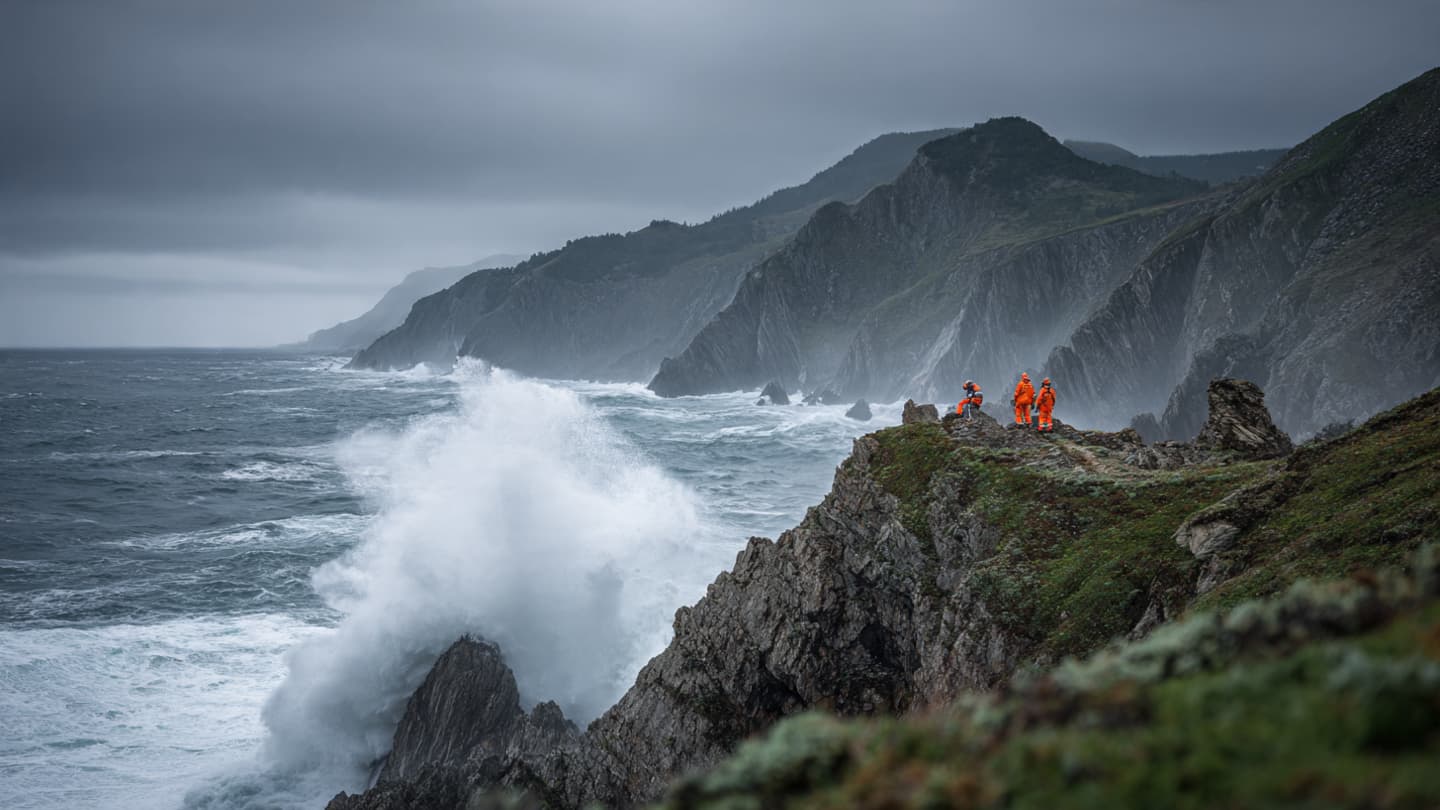 When The Sea Rises Quietly, Who Stands Between Fear And Rescue On The Edge Of A Cliff? When The Sea Rises Quietly, Who Stands Between Fear And Rescue On The Edge Of A Cliff?