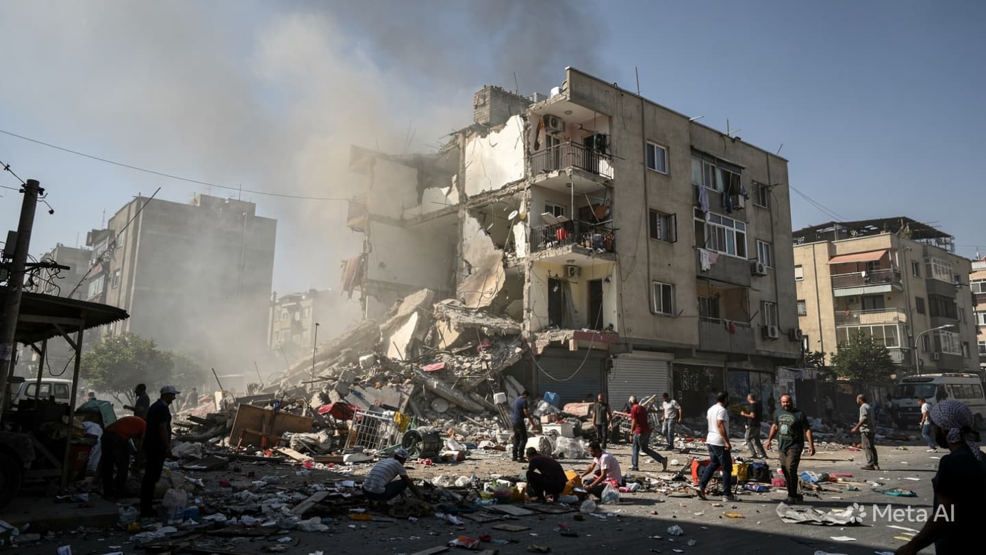 Deadly Strike Hits Gaza City: Seven Civilians Confirmed Dead, Eighteen Wounded in Massive Attack