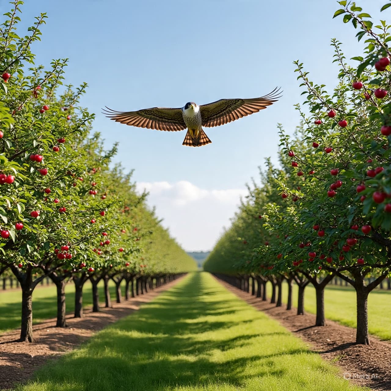 When the Sky Helps the Farm: The Quiet Partnership Between Cherry Growers and Falcons When the Sky Helps the Farm: The Quiet Partnership Between Cherry Growers and Falcons