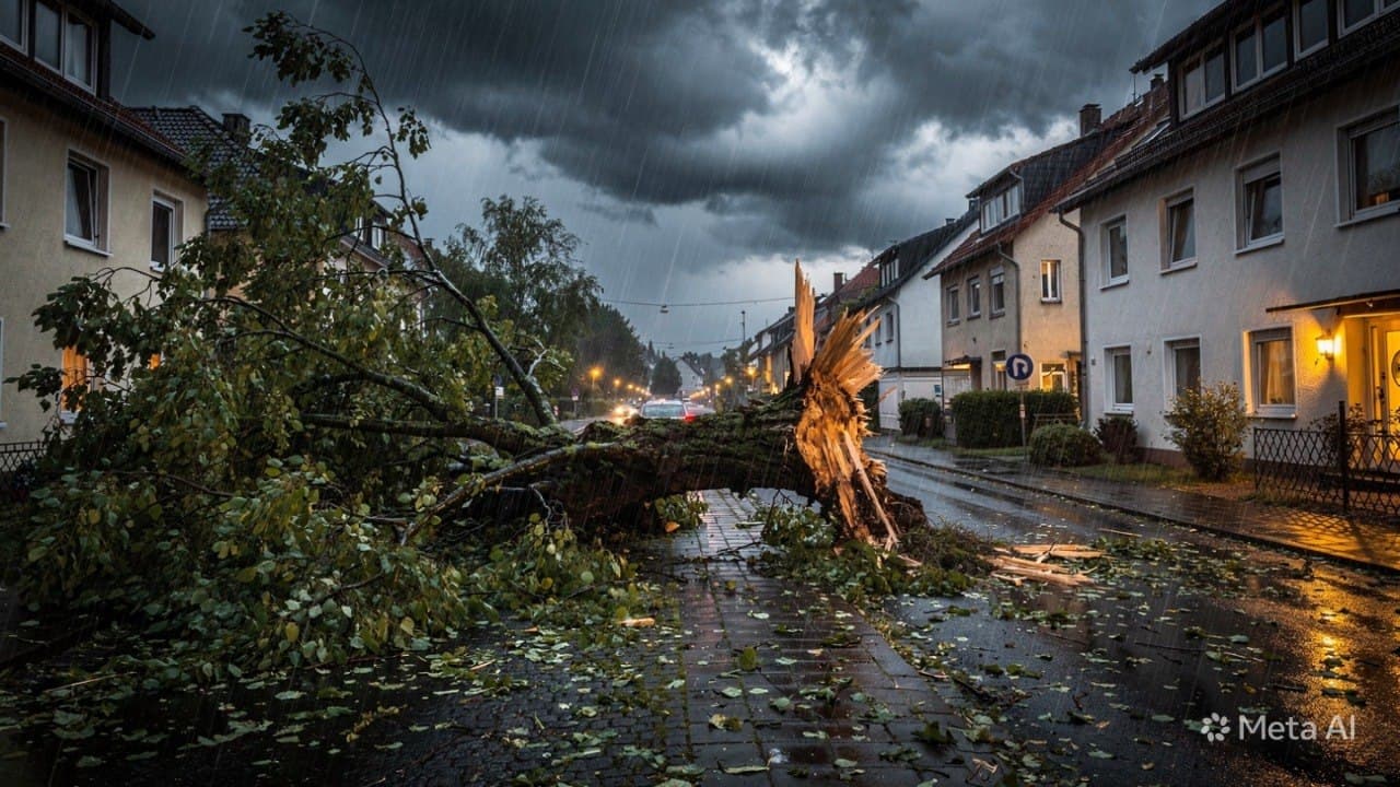 When the August Sky Fractures Out West, the Summer Gale Leaves a Broken Canopy When the August Sky Fractures Out West, the Summer Gale Leaves a Broken Canopy