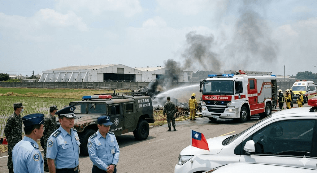 Tragedy in Taiwan: Two Pilots Killed in Military Training Plane Crash Tragedy in Taiwan: Two Pilots Killed in Military Training Plane Crash